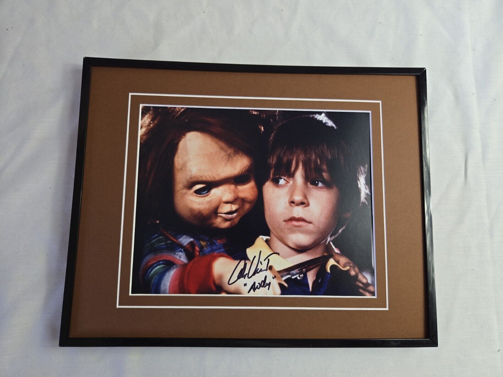 Alex Vincent Signed Framed 11x14 Photo Display Child's Play w/ Chucky