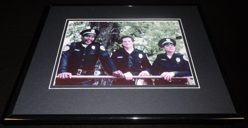 Police Academy Cast Framed 11x14 Photo Display Bubba Smith Steve Guttenberg