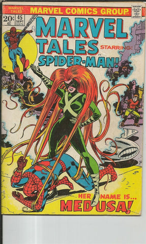 Marvel Tales #45 VINTAGE 1973 Marvel Comics Reprints Amazing Spider-Man 62