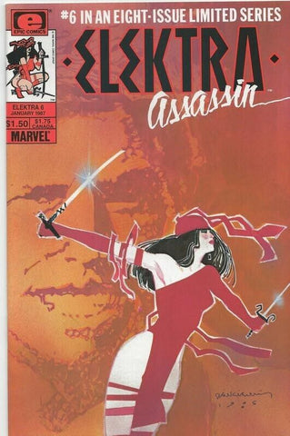 Elektra Assassin #6 ORIGINAL Vintage 1987 Marvel Comics 