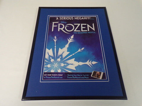 Frozen the Musical 2018 11x14 Framed ORIGINAL Advertisement  