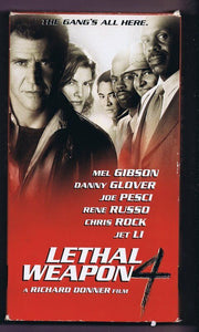 Lethal Weapon 4 (1998) VINTAGE VHS Cassette 