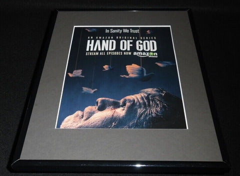 Hand of God 2015 Amazon Framed 11x14 ORIGINAL Advertisement Ron Perlman