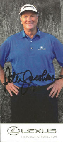 Peter Jacobsen Signed 3.75x8.25 Photo Card