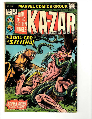 Ka-Zar #11 ORIGINAL Vintage 1975 Marvel Comics GGA