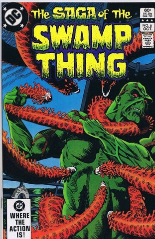 Swamp Thing #6 ORIGINAL Vintage 1982 DC Comics 