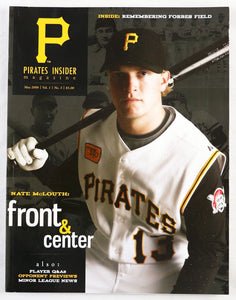 May 2008 Pittsburgh Pirates Insider Magazine Nate McLouth