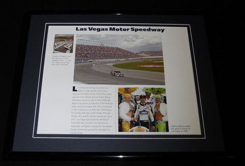 Las Vegas Motor Speedway Framed 11x14 Photo Display Jimmie Johnson