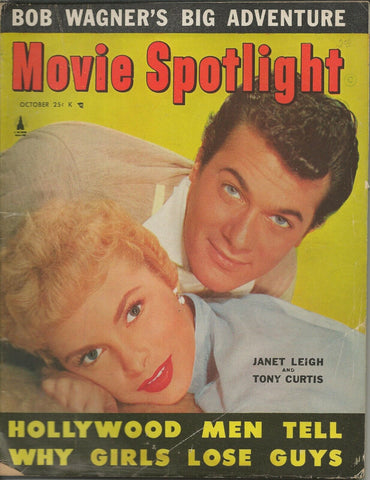 ORIGINAL Vintage October 1953 Movie Spotlight Magazine Janet Leigh Tony Curtis