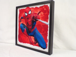 Amazing Spider-Man Avengers Framed 14x14 3D Wall Art