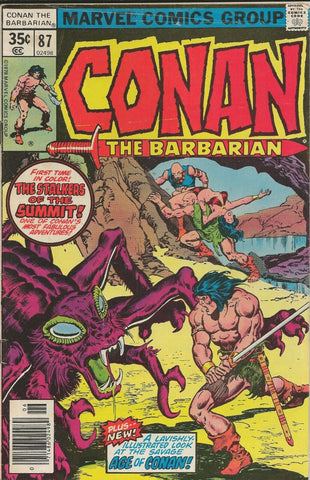 Conan the Barbarian #87 ORIGINAL Vintage 1978 Marvel Comics  