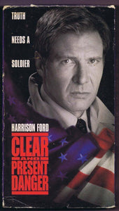 Clear and Present Danger (1994) VINTAGE VHS Cassette 