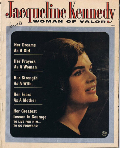 ORIGINAL Vintage 1964 Jacqueline Kennedy Woman of Valor Magazine JFK