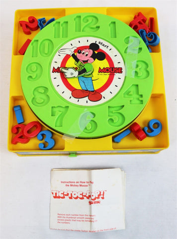 ORIGINAL Vintage 1978 DIsney Tic-Toc-Pop Mickey Mouse Board Game