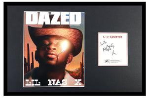 Lil Nas X Signed Framed 12x18 Dazed Cover Display PREMIERE