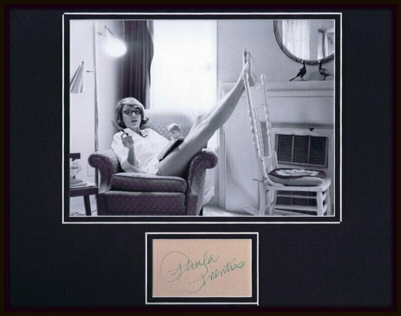 Paula Prentiss Signed Framed 11x14 Photo Display 