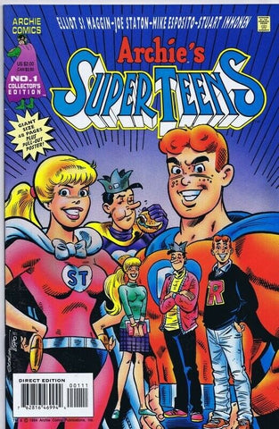 Archie Super Teens #1 ORIGINAL Vintage 1994 Archie Comics GGA 