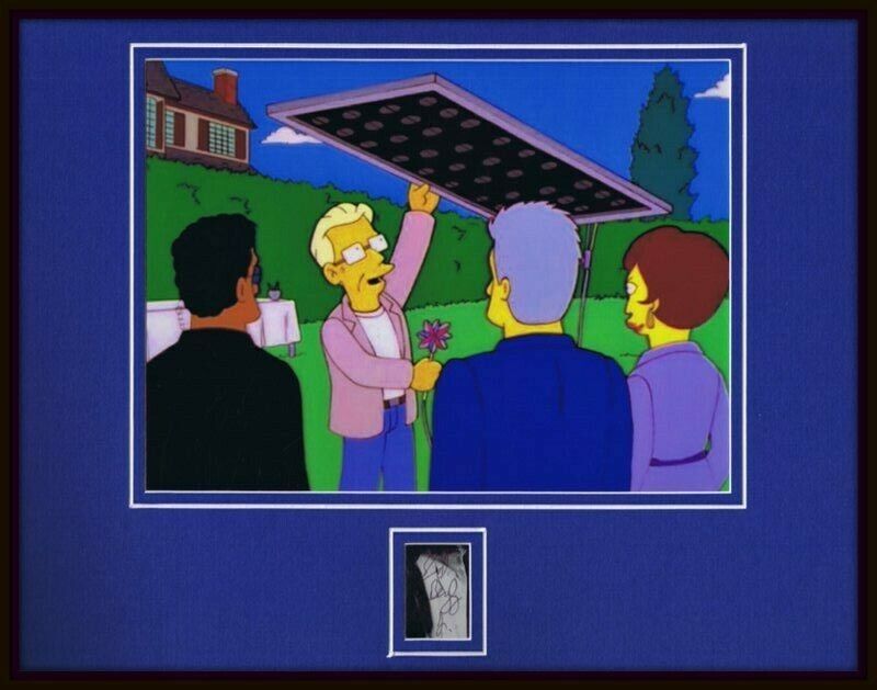 Ed Begley Jr Simpsons Signed Framed 11x14 Photo Display 