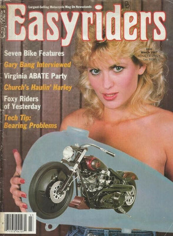 ORIGINAL Vintage March 1987 Easyriders Motorcycle Magazine 