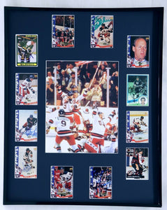 1980 Miracle on Ice USA Hockey Team Signed Framed 16x20 Photo Display 