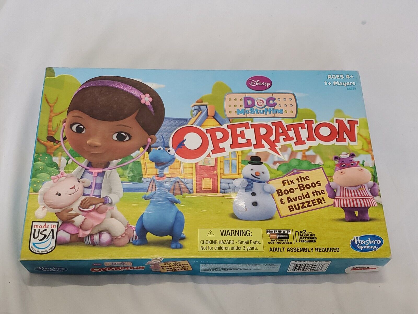 2013 Hasbro Disney Doc McStuffins Operation Board Game