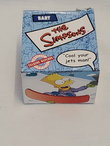 VINTAGE 2002 Burger King Simpsons Bart Simpson Wrist Watch in Box