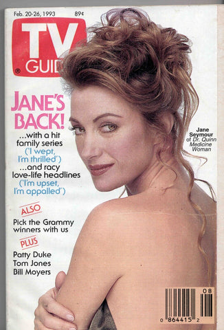 Feb 20 1993 TV Guide Magazine Jane Seymour Dr Quinn