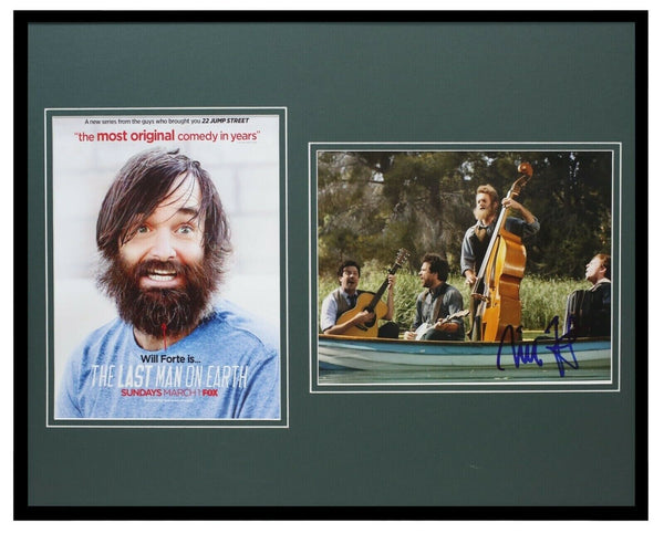 Will Forte Signed Framed 16x20 Photo Set AW The Last Man on Earth  