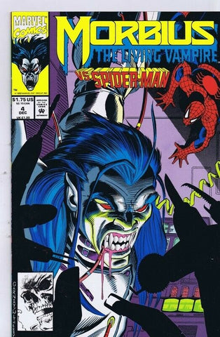 Morbius the Living Vampire #4 ORIGINAL Vintage 1992 Marvel Comics Spiderman