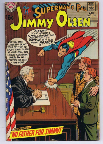 Superman's Pal Jimmy Olsen #128 ORIGINAL Vintage 1970 Comics  