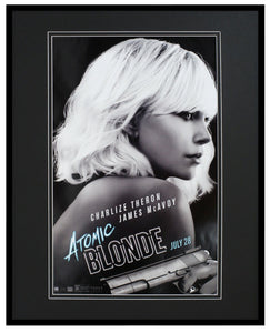 Atomic Blonde Framed 16x20 Poster Display Charlize Theron