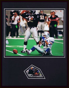 Jamal Anderson Signed Framed 11x14 Photo Display Atlanta Falcons