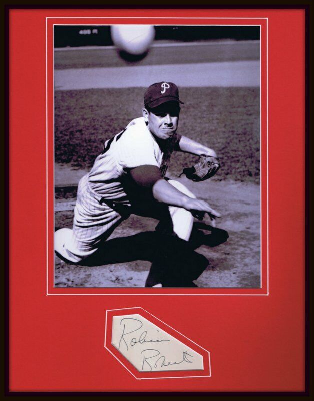 Robin Roberts Signed Framed 11x14 Photo Display Phillies 