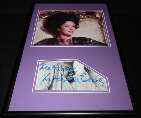 Antoinette Bower Signed Framed 12x18 Photo Display Star Trek