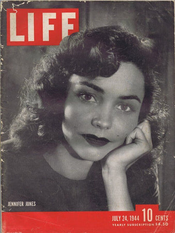 ORIGINAL Vintage Life Magazine July 24 1944 Jennifer Jones