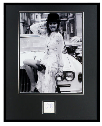 Joanna Lumley Signed Framed 16x20 Photo Display JSA The New Avengers