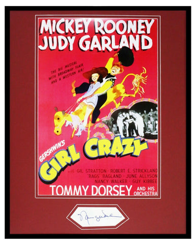 Nancy Walker Signed Framed 16x20 Girl Crazy Poster Display JSA  