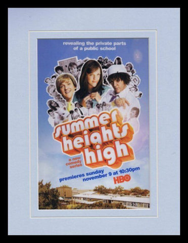 Summer Heights High 2008 HBO 11x14 Framed ORIGINAL Vintage Advertisement 