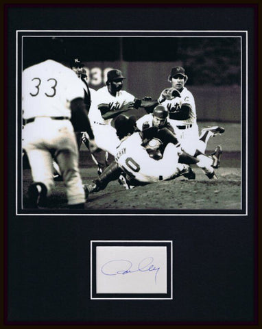 Ron Cey FIGHT Signed Framed 11x14 Photo Display vs Pat Zachary