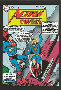 Action Comics #252 1959 4x5" Cover Postcard 2010 DC Comics Superman Supergirl