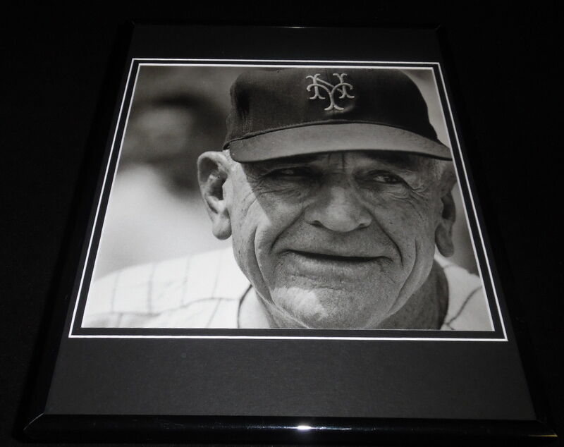 Casey Stengel 1962 NY Mets Framed 11x14 Photo Display 