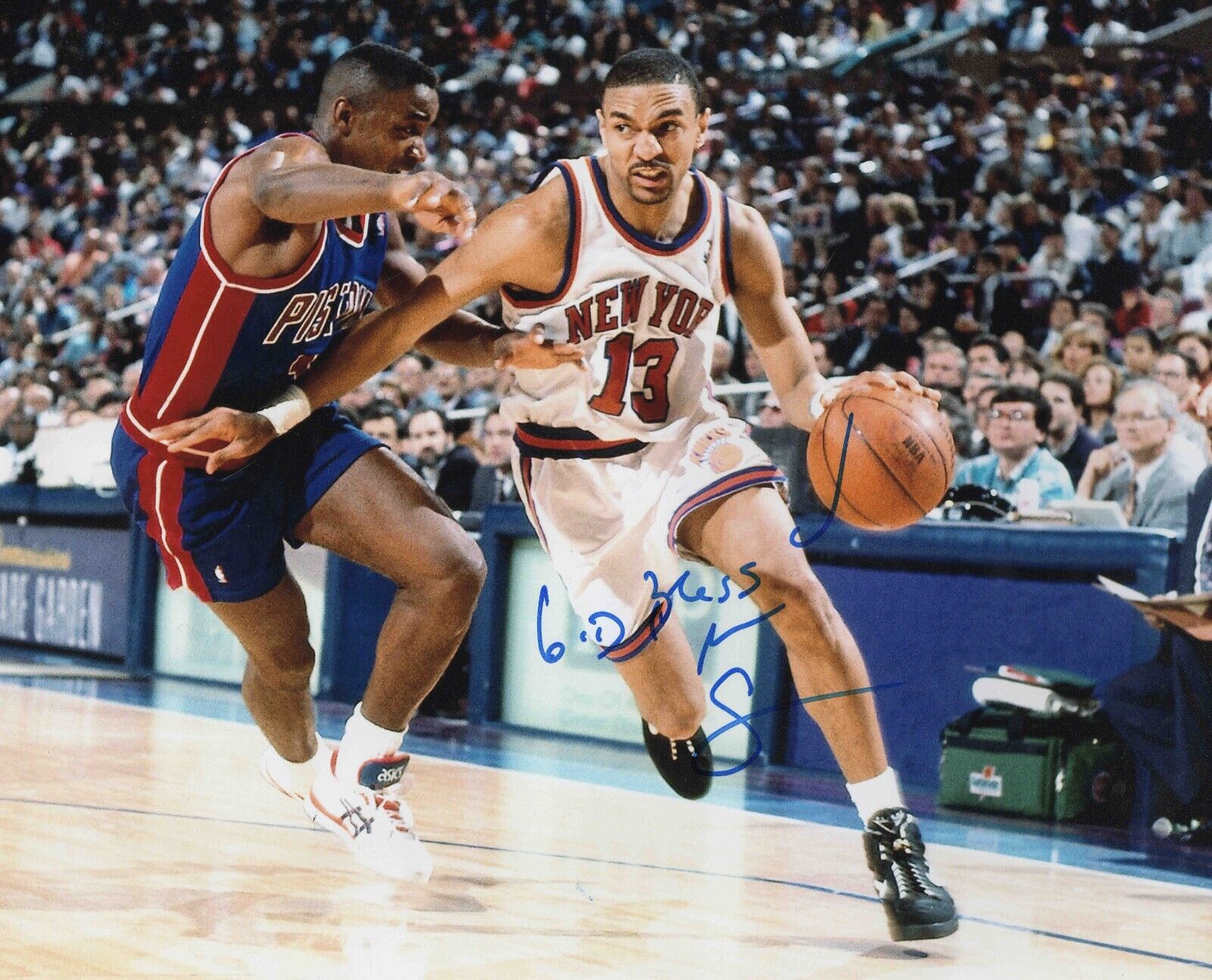 Mark Jackson Signed 8x10 Photo Knicks ESPN