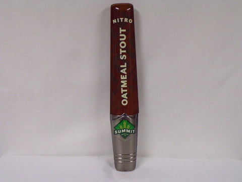 ORIGINAL Vintage Summit Brewing Oatmeal Stout Nitro Beer Tap Handle 