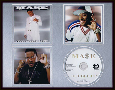 Ma$e 1999 Double Up Framed 11x14 CD & Photo Display Mase Bad Boy