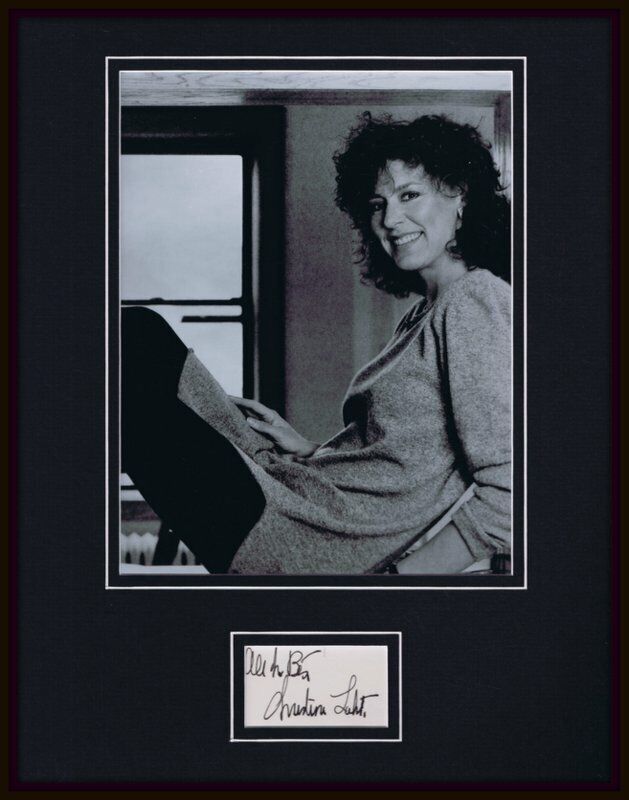 Christine Lahti Signed Framed 11x14 Photo Display Chicago Hope