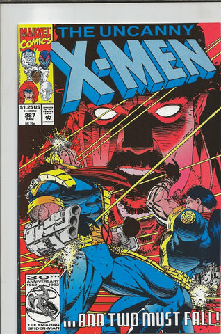 Uncanny X-Men #287 ORIGINAL Vintage 1992 Marvel Comics 