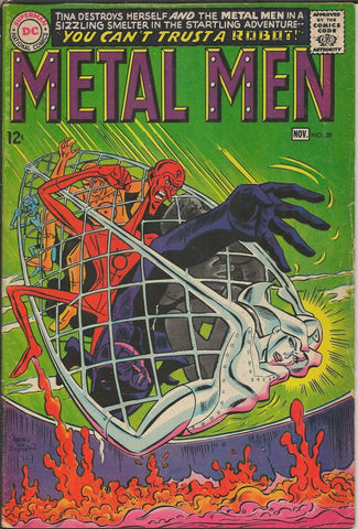 Metal Men #28 ORIGINAL Vintage 1967 DC Comics 