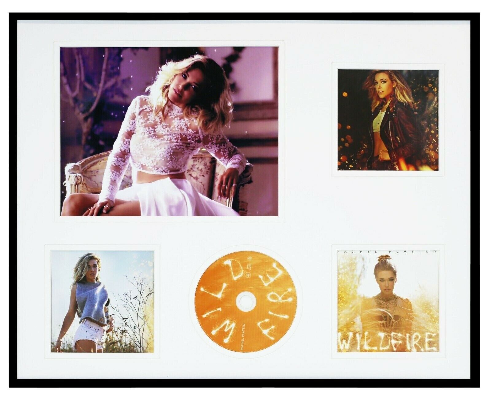 Rachel Platten Framed 16x20 Wildfire CD & Photo Display