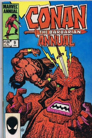 Conan the Barbarian Annual #9 ORIGINAL Vintage 1984 Marvel Comics 