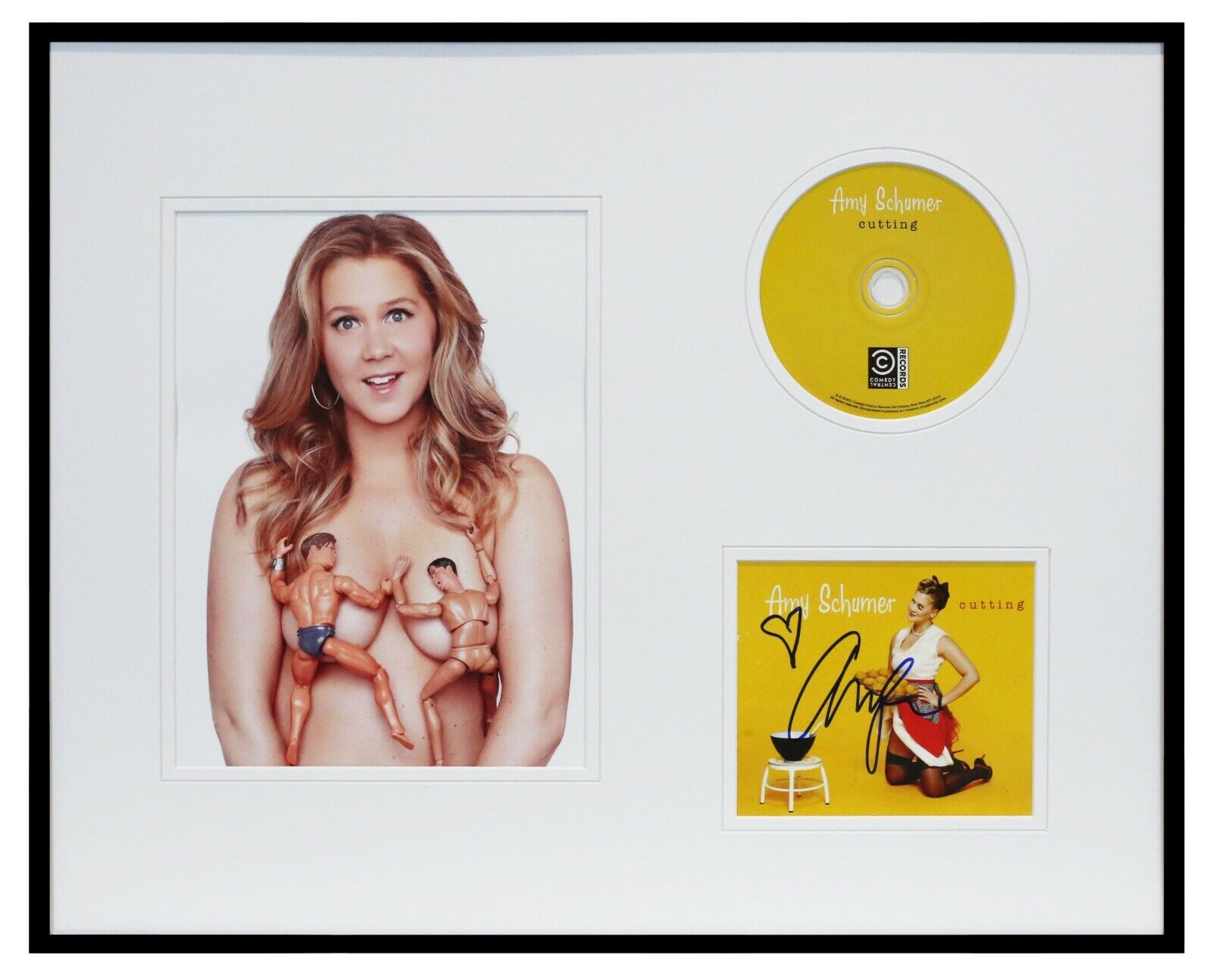 Amy Schumer Signed Framed 16x20 Photo & Cutting CD Display  